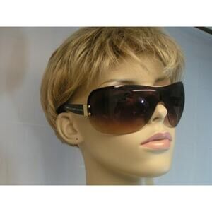 NEW MARC BY MARC JACOBS MMJ011/S BROWN FRAMELESS SUB 94 WRAP SUNGLASSES
